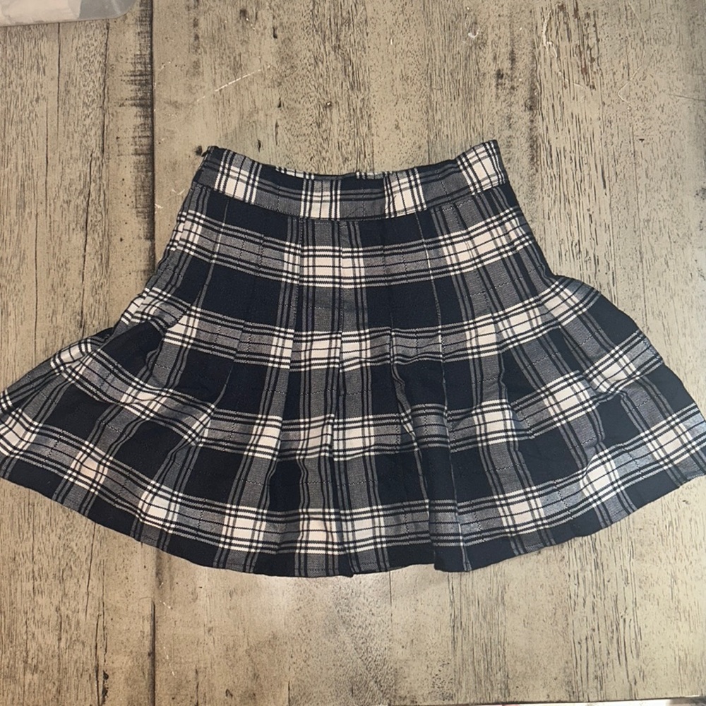 XMM plaid skort, shorts inside